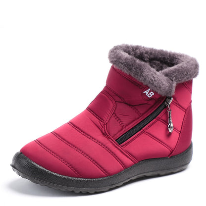 Wasserdichte Schneestiefel mit Reißverschluss