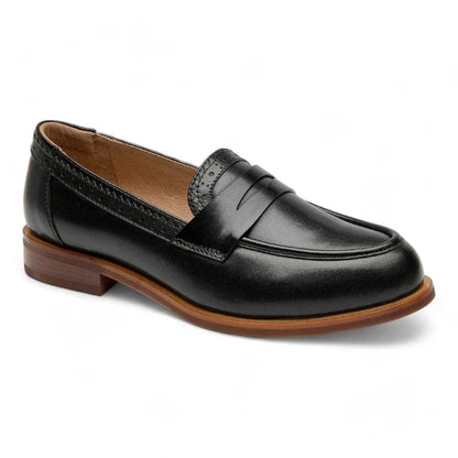 Orthopädischer Ledermokassin für Damen