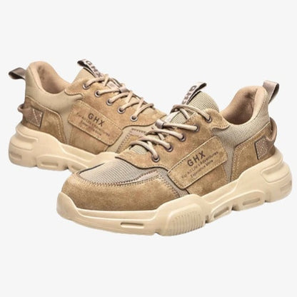 Stylische und bequeme Sicherheitschuhe aus hochwertigem Leder und Wildleder – GHX