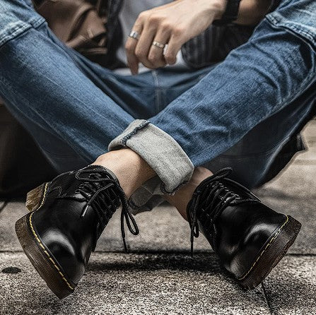 Elegante Herren-Leder-Schuhe mit orthopädischer Unterstützung von Martin