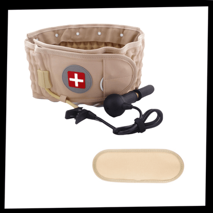 Lendenwirbelstützgürtel mit Luftdruckentlastung für optimalen Komfort