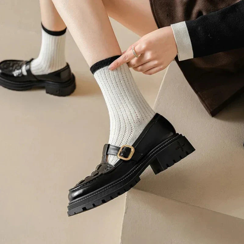 Damen-Orthopädischer Mokassin aus luxuriösem, geflochtenem Leder