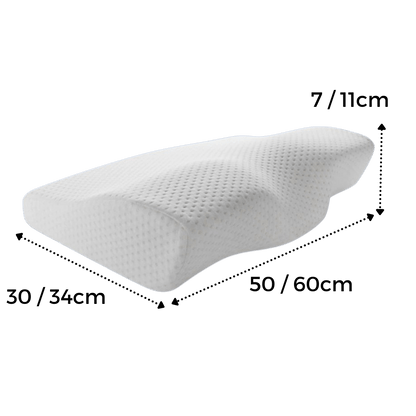 Ergonomisches Memory-Schaum-Kissen für optimalen Nackenkomfort