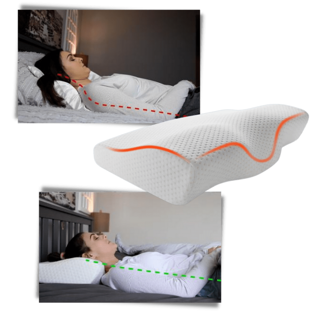Ergonomisches Memory-Schaum-Kissen für optimalen Nackenkomfort