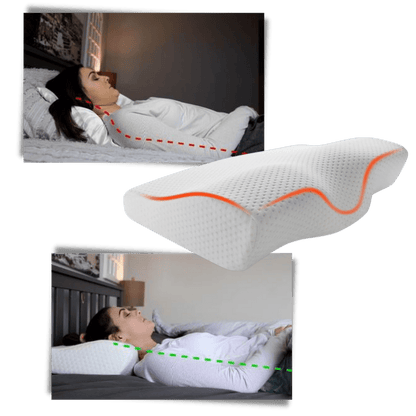 Ergonomisches Memory-Schaum-Kissen für optimalen Nackenkomfort