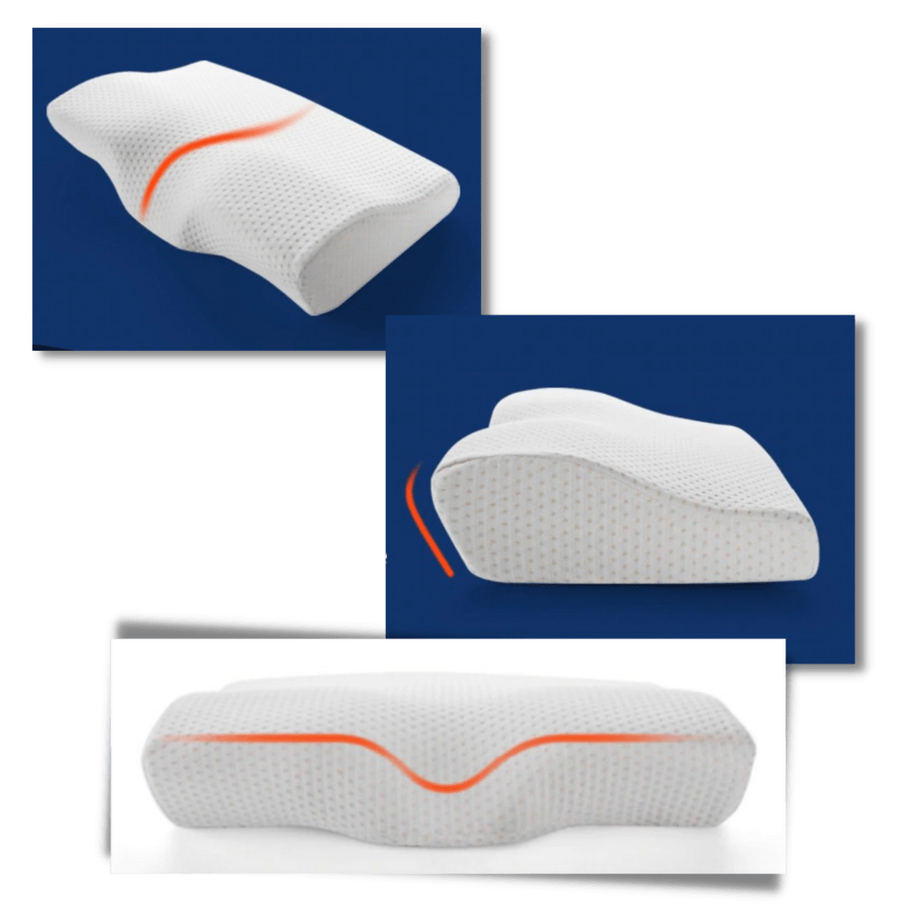 Ergonomisches Memory-Schaum-Kissen für optimalen Nackenkomfort