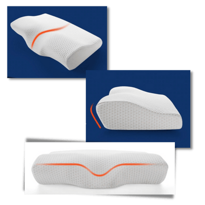 Ergonomisches Memory-Schaum-Kissen für optimalen Nackenkomfort