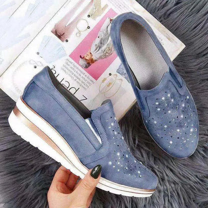 Edelkomfortable Kristall-Mokassins