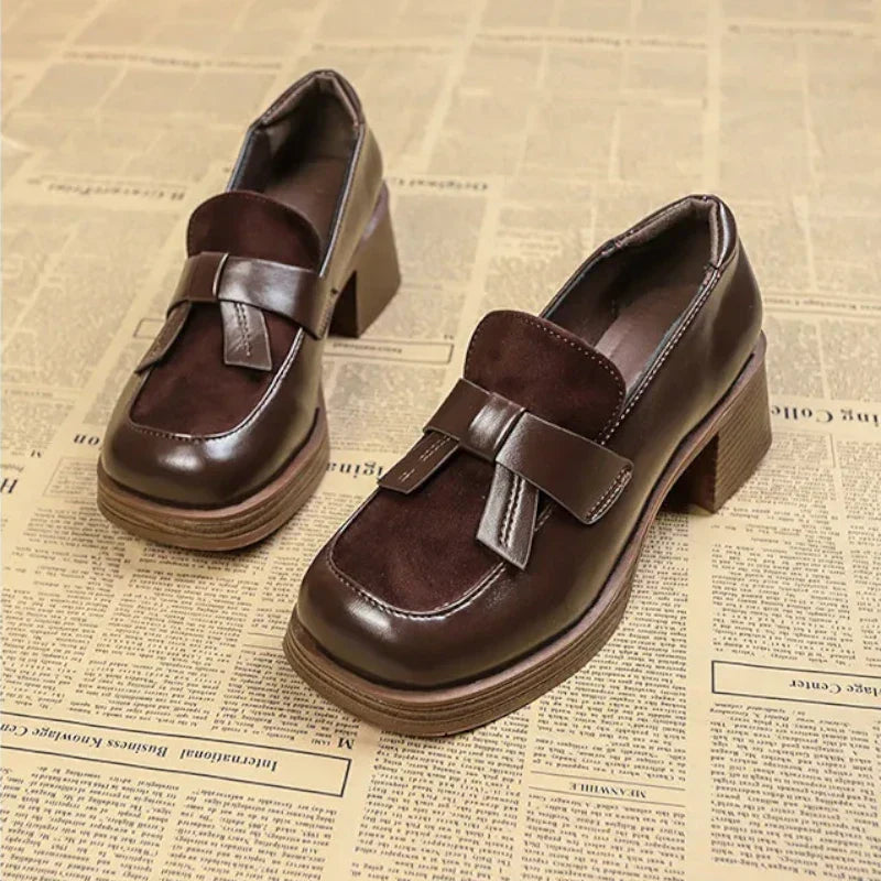 Stilvolle Damenmokassins mit Absatz für optimalen Komfort und Eleganz