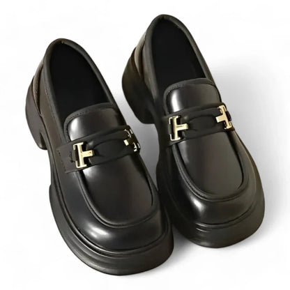 Elegante Orthopädische Keil-Sneaker für Damen mit stilvollem Horsebit-Design