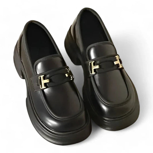 Elegante Orthopädische Keil-Sneaker für Damen mit stilvollem Horsebit-Design