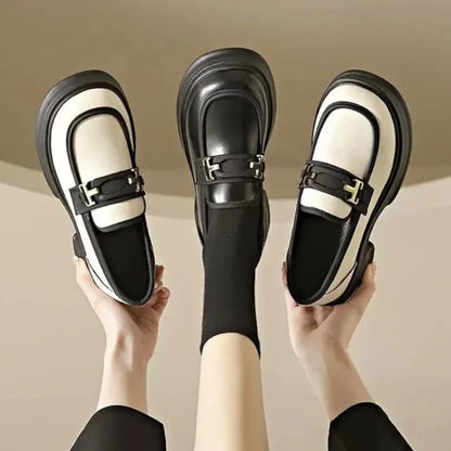 Elegante Orthopädische Keil-Sneaker für Damen mit stilvollem Horsebit-Design