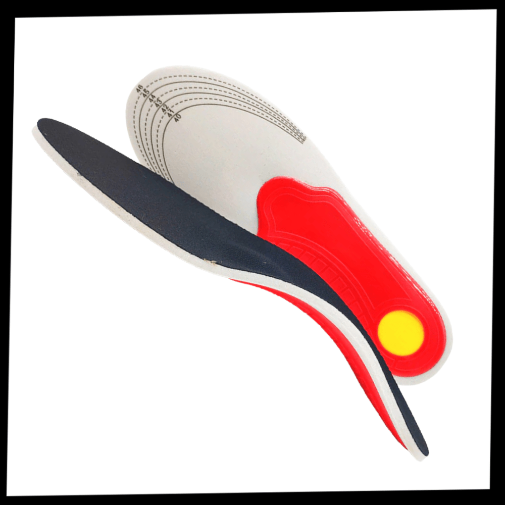 Optimale Komfort-Fest-Einlagen für Plattfüße - 1 Paar