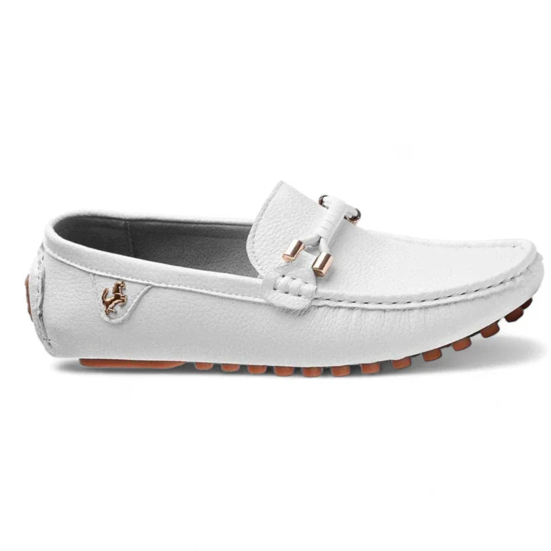 Eleganter flacher Damenmokassin mit orthopädischem Komfort