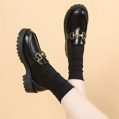 elegante orthopädische Horsebit-Mokassins für Damen