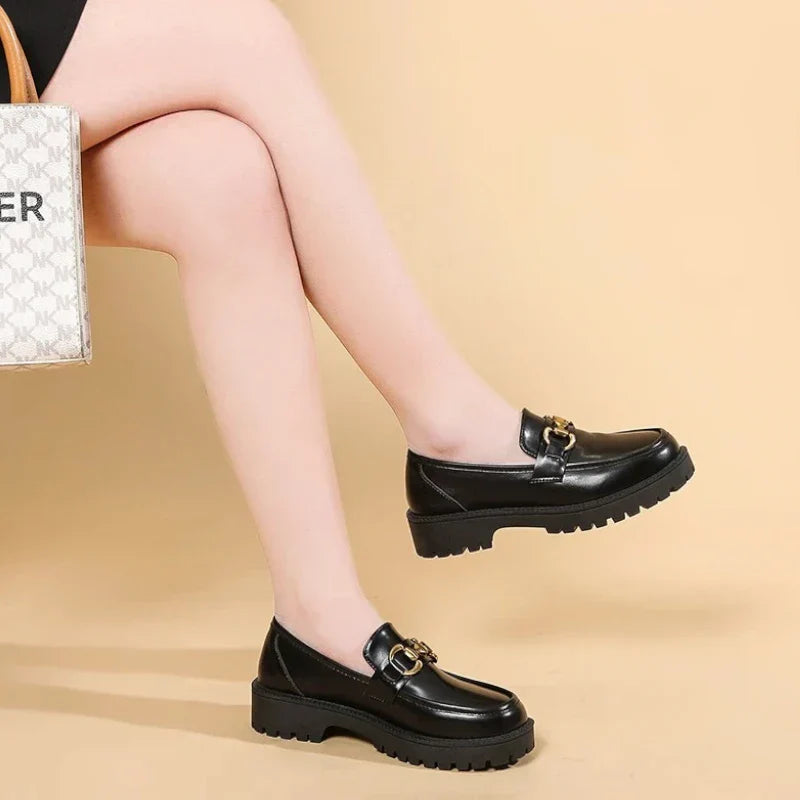 elegante orthopädische Horsebit-Mokassins für Damen