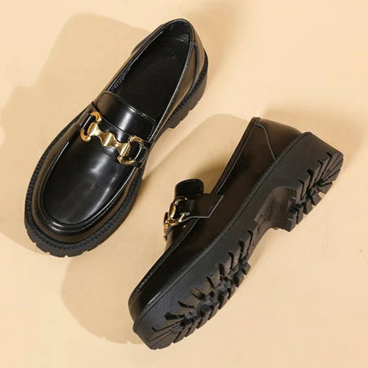 elegante orthopädische Horsebit-Mokassins für Damen