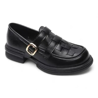 Eleganter geflochtener Damenmokassin für optimale Fußgesundheit