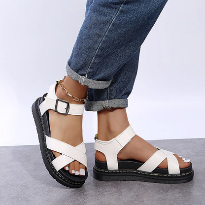 Stylische und bequeme Plateau-Sandalen für Damen - Martym