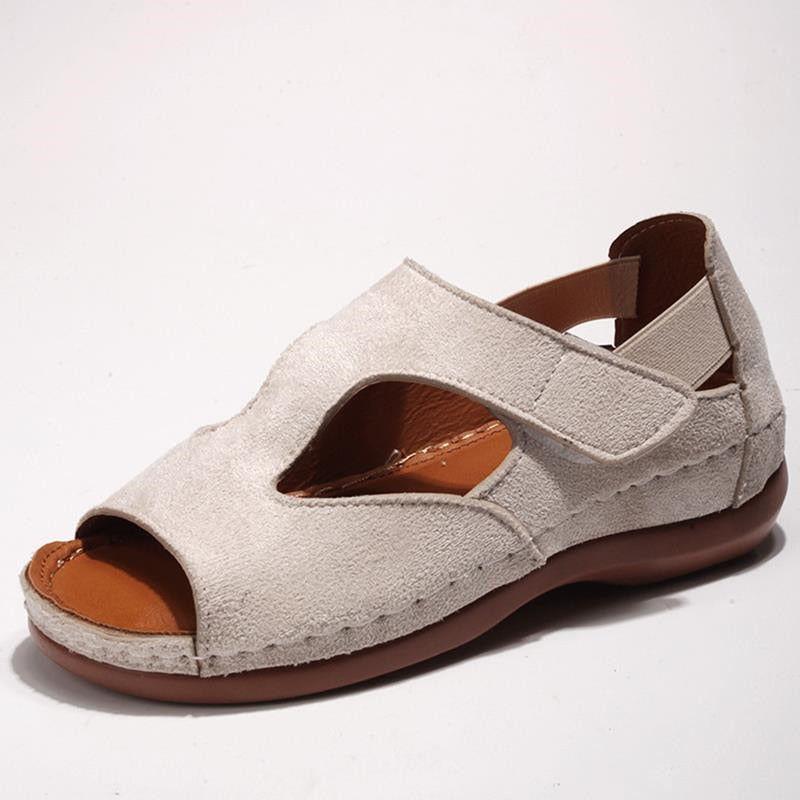 Stylische orthopädische Damenschuhe mit niedrigem Absatz – Moosty