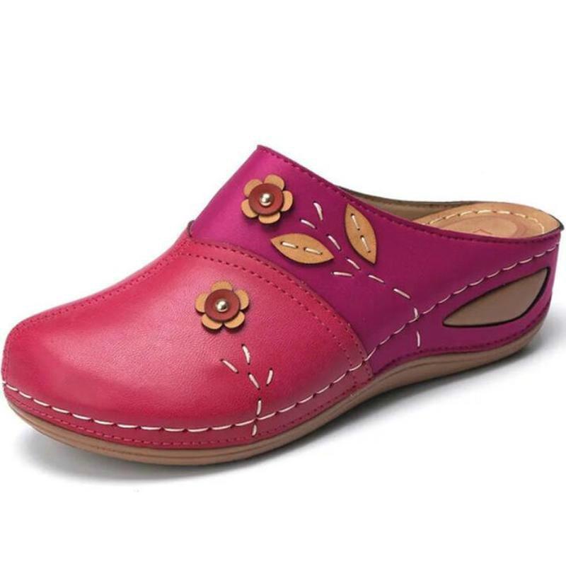 Luftige, gemütliche Clogs mit ansprechendem Blumenmuster