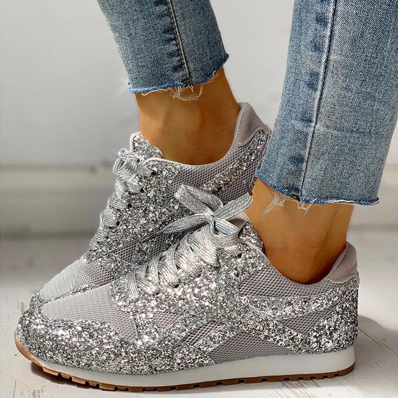 Glitzernde orthopädische Freizeitschuhe – Vanshe