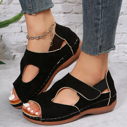 Elegante Damen-Keilsandalen - Symla Kollektion