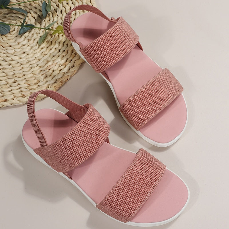Orthopädische Sandalen für Damen, bequem mit Keilabsatz – Kallyo