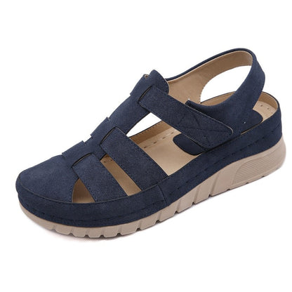 Optische Sandalen mit Keilabsatz für Damen – Keilabsatz