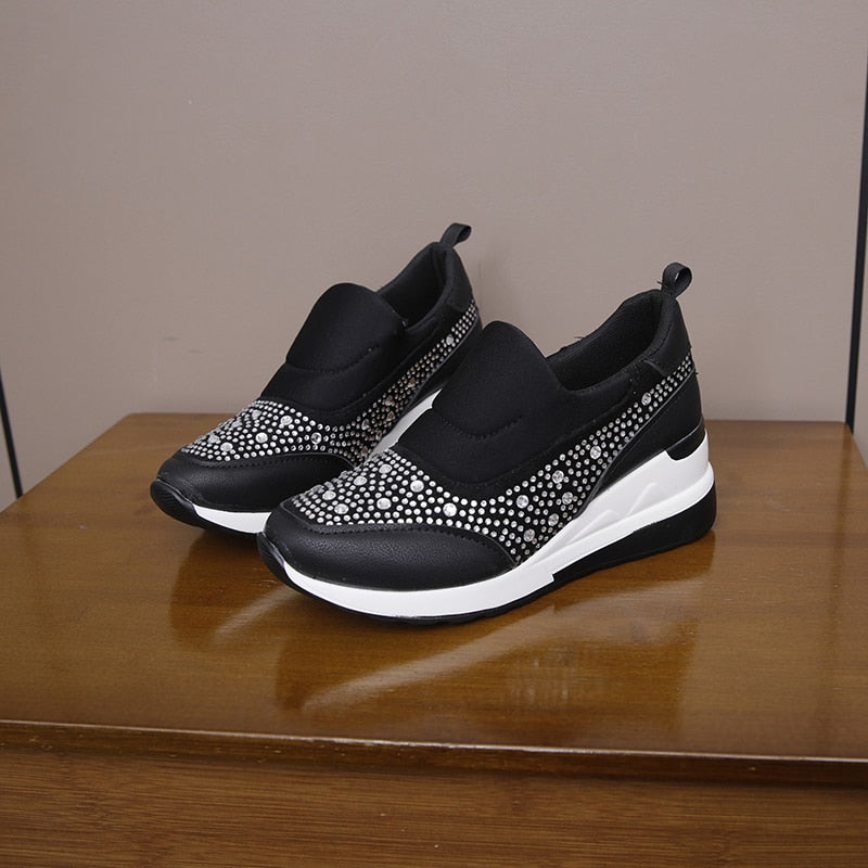 Orthopädische Freizeitschuhe mit Absatz für Damen – Ziset