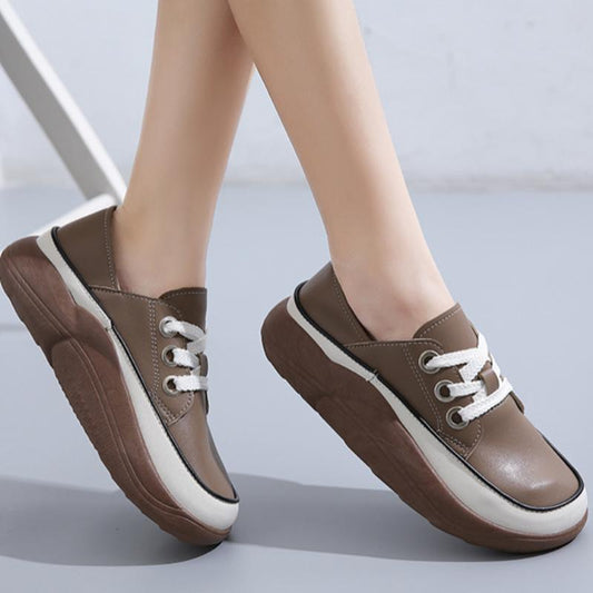 Elegante orthopädische Damen-Frühlingsschuhe mit vulkanisierter Sohle - Vulka