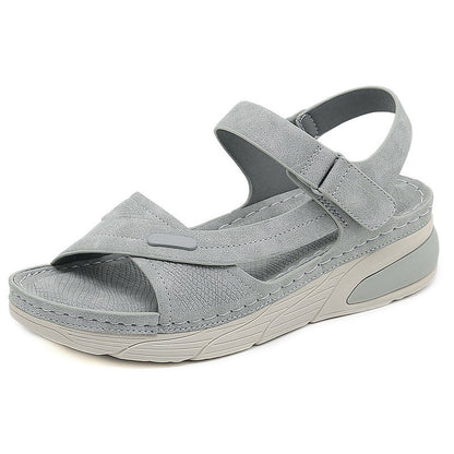 Bequeme Ledersandalen für Damen - Flapis
