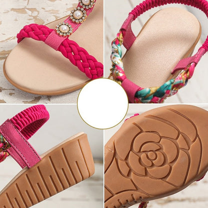 Damen Slip-On Keilsandalen für ultimativen Komfort – Modell Clara