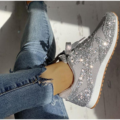 Glitzernde orthopädische Freizeitschuhe – Vanshe