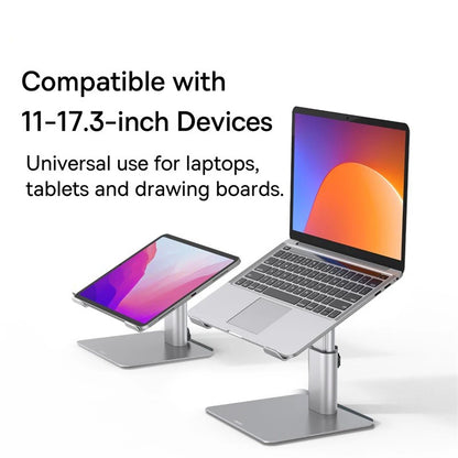 Premium Aluminium-Laptopständer – faltbar, höhenverstellbar, kompatibel mit MacBook, Tablet & Smartphone