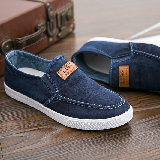Luftige Herren-Freizeitschuhe aus Canvas und Denim – Jappy Stil!