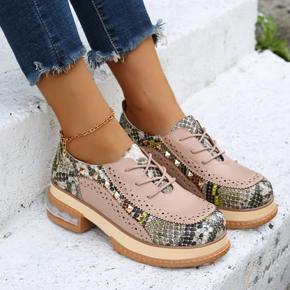 Orthopädische Vintage-Oxfords im britischen Stil