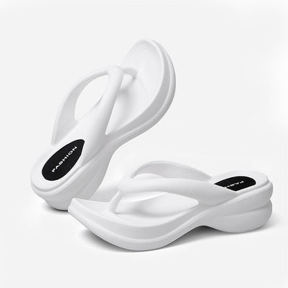 Strand-Flip-Flops mit Keilabsatz für Damen – Synda