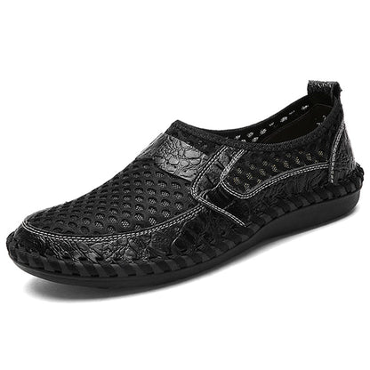 Stylische, handgefertigte Slipper für Herren – Trigo
