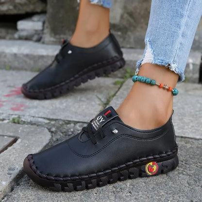 Denko Orthopädische Damen-Schnürschuhe aus Leder