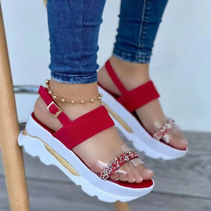 Damen-Sandalen mit dicker Sohle – Bulb