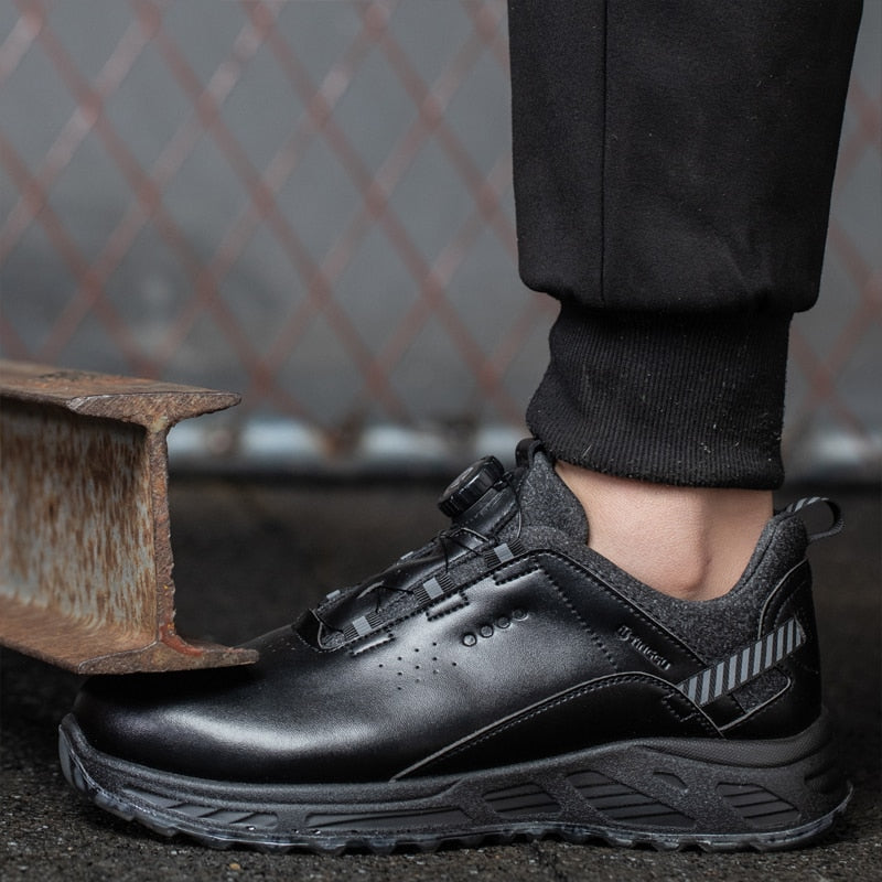 Herren-Sicherheitsschuhe mit Drehknopf – Schleife