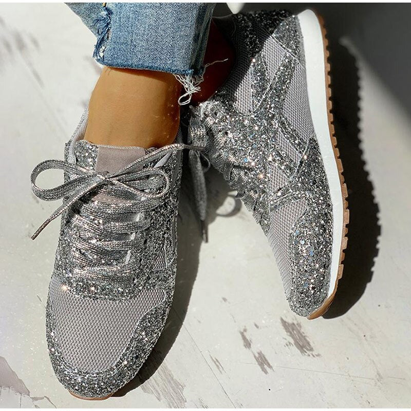 Glitzernde orthopädische Freizeitschuhe – Vanshe