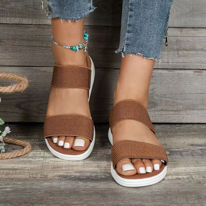 Orthopädische Damensandalen für den Sommer