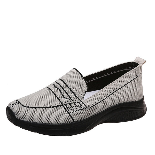 Lazy-Schuhe mit quadratischer Zehenpartie und niedrigem Absatz für Damen - Quipus