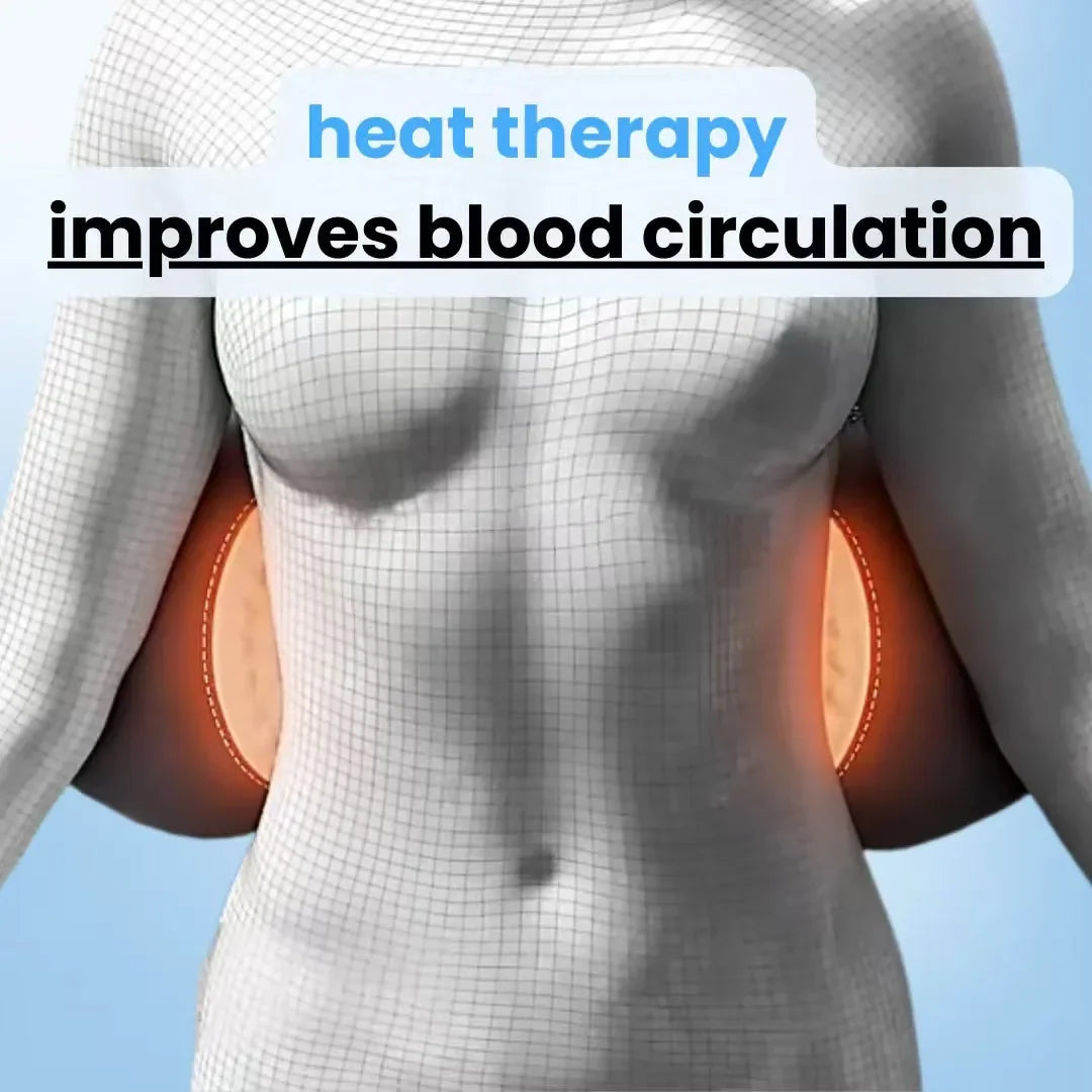 3-in-1 Massager für den unteren Rücken – Vibrationsmassage, Wärmetherapie und Wirbelsäulendehnung