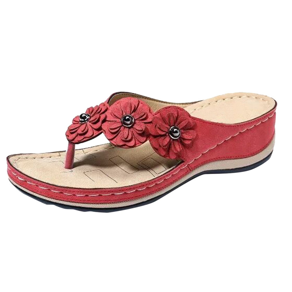 Orthopädische Flip-Flops für Damen im Bohemia-Stil