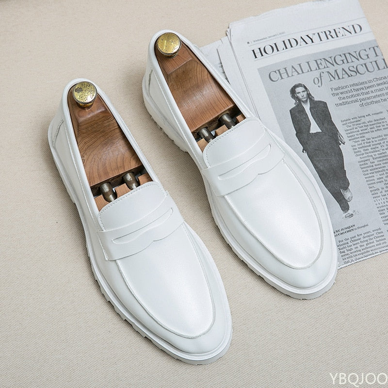 Klassische Provoked-Schuhe aus Leder für Herren – Beko