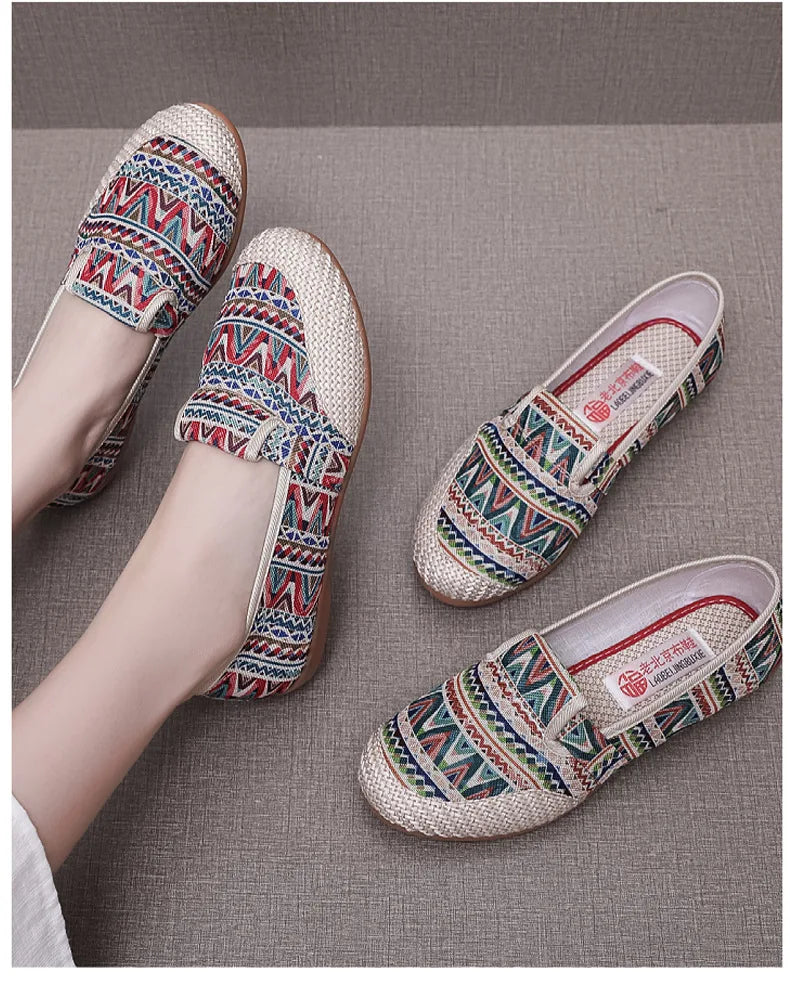 Orthopädische Vintage-Slipper für Damen