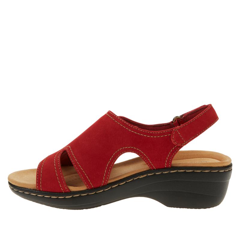 Damen-Sandalen mit offenem Zehenbereich und Keilabsatz – Merliah